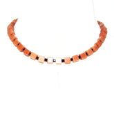FBT - Brown and Black Square Unisex Necklace - FashionByTeresa